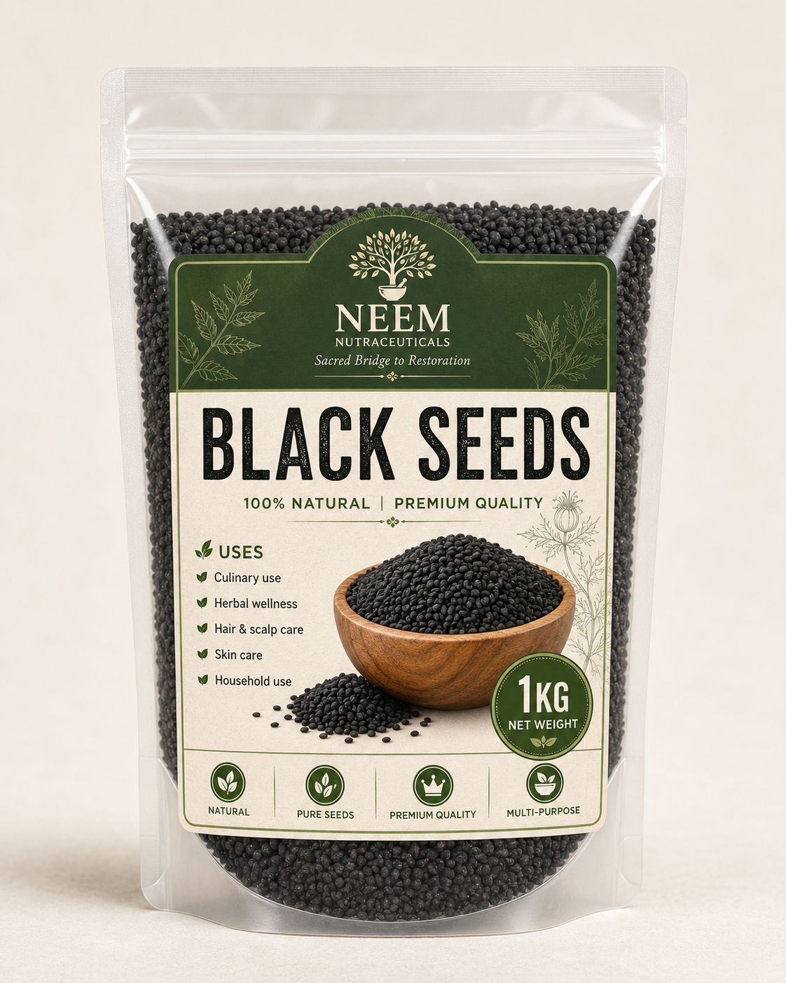 Black Seeds (Nigella Sativa) - Habbatus Sauda