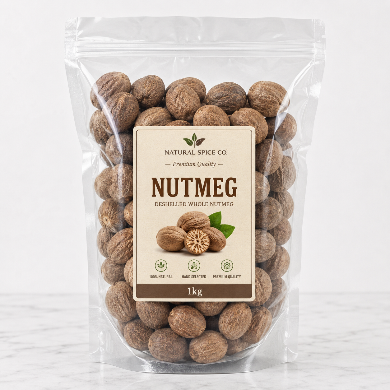 Nutmegs-Spice Whole deshelled