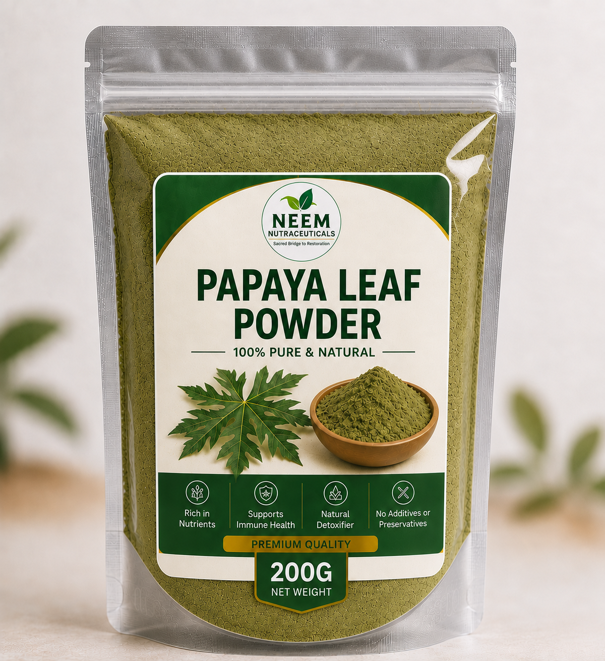 Papaya Leaf Powder