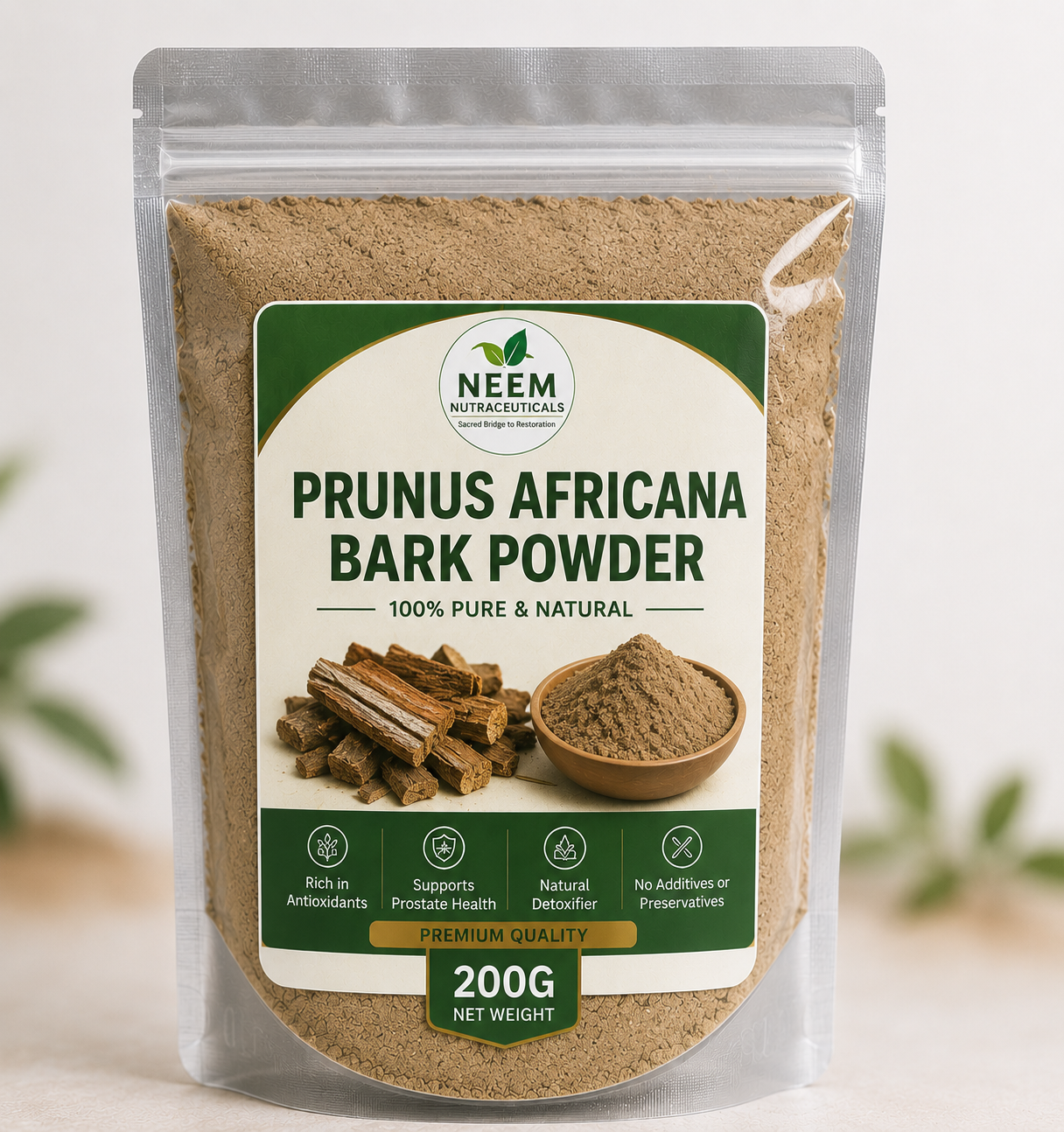 Prunus Africana Bark Powder
